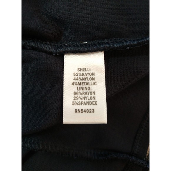 Banana Republic L'Wren Scott Collection Navy Lace Knee Length Maxi S 6 - Picture 12 of 12